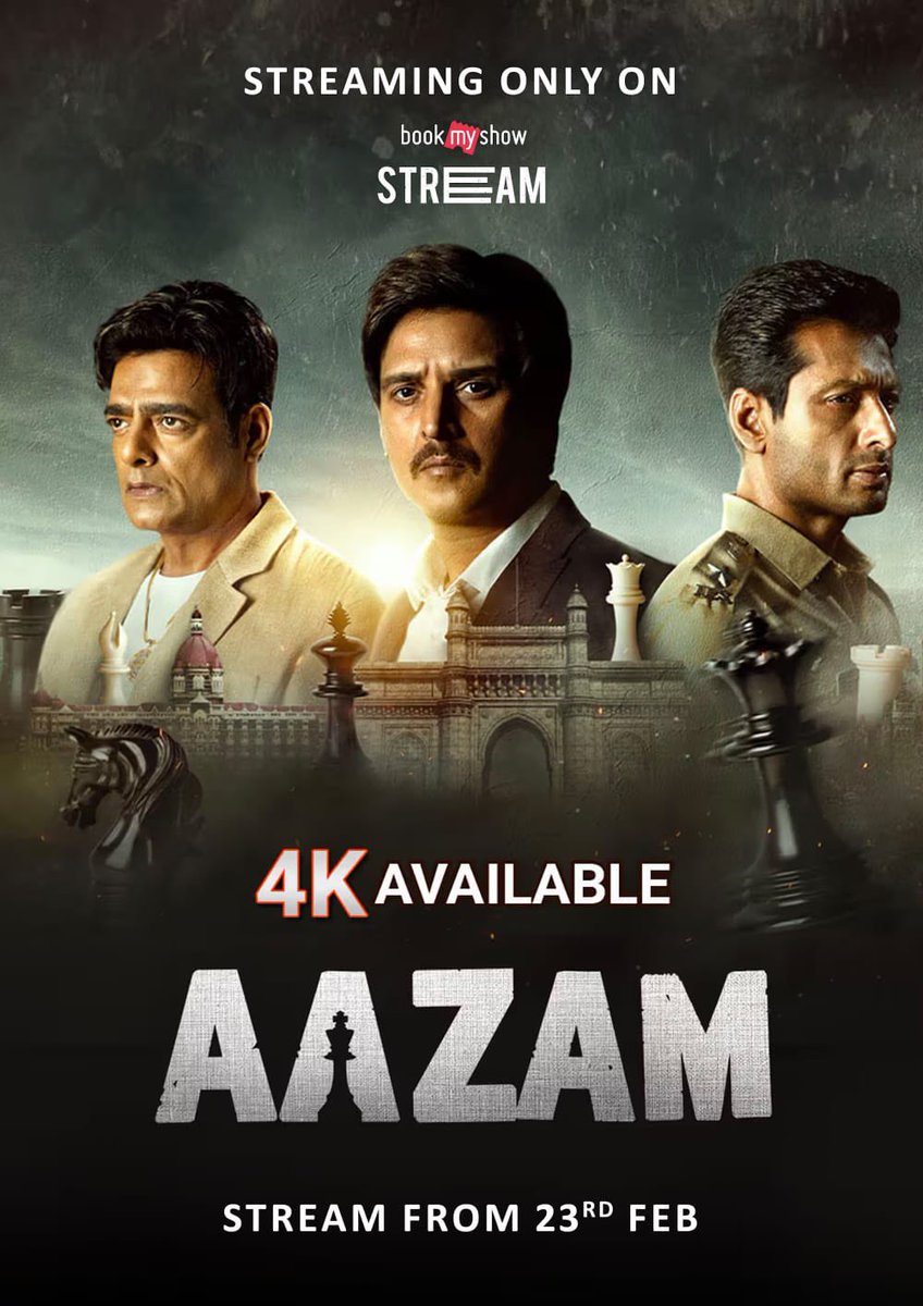 Aazam releasing on @bookmyshow OTT platform ‘STREAM’ tomorrow 🙏🤗🙏