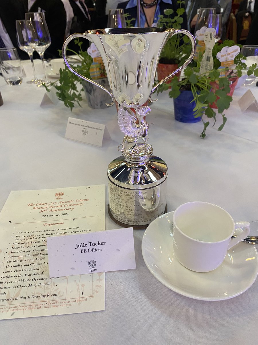 Julie Tucker ๐ณ๐ (@julestucker) on Twitter photo We did it! Winner of the #cleancityawards Chairmanโs Cup! ๐โฆ<a href="/GreenSqMile/">Green Square Mile</a>โฉ โฆ<a href="/BEoffices/">BE Offices</a>โฉ โฆ<a href="/GREENTEAMNOW/">THE GREEN GROUP</a>โฉ #sustainability #climateaction ๐ We did it! Winner of the #cleancityawards Chairmanโs Cup! ๐โฆ<a href="/GreenSqMile/">Green Square Mile</a>โฉ โฆ<a href="/BEoffices/">BE Offices</a>โฉ โฆ<a href="/GREENTEAMNOW/">THE GREEN GROUP</a>โฉ #sustainability #climateaction ๐