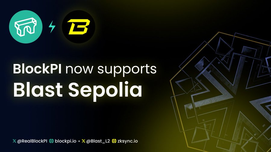 ARB_Universe's tweet image. 💎 @RealBlockPI's stable RPC services are now available on @Blast_L2

💎#BlockPI deploys high-performance RPC servers all over the world, providing reliable RPC services for #Dapps

🔽 VISIT
public.blockpi.io
#ARB_Universe