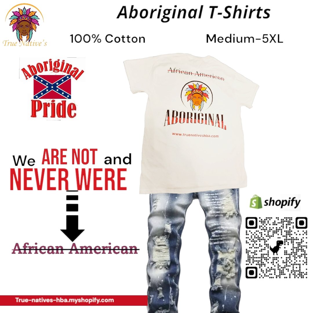 TrueNativesHBA's tweet image. African American misnomer byword to Aboriginal 100% cotton T-Shirts. GET YOURS NOW true-natives-hba.myshopify.com 
#tshirt #aboriginalart #aboriginalamerican #Indigenous #aborigine #africanamerican