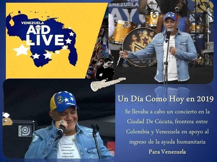 Un día como hoy , pero en 2019 , @alejandrosanz
participaba del Concierto Venezuela Aid Live #AyudaVenezuela
#VenezuelaAidLive #Cúcuta #AidVenezuela #SANZ #AlejandroSanz #EfeméridesSanzeras #Venezuela #Efemérifes #UnDíaComoHoy #Recuerdos