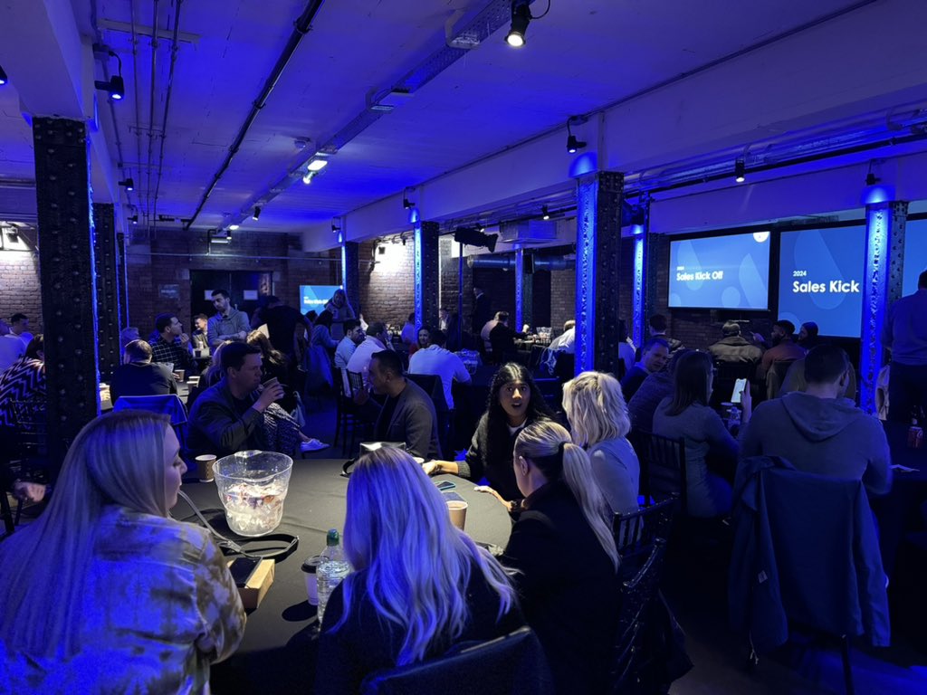 ANSGroup's tweet photo. We’re almost ready to kick off 2024 here at our event @VicWarehouse - the year of loving our customers even more and taking the tech industry by storm ⚡️ https://t.co/A8EyYcBwG5