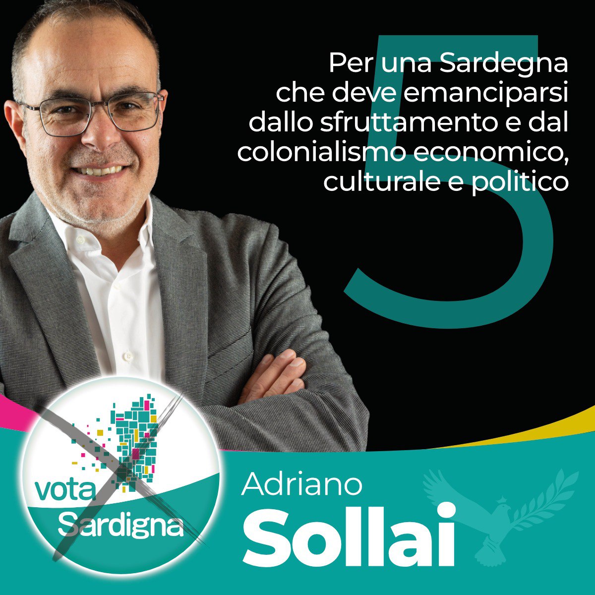 ASollai_ProgReS's tweet photo. 05/10 🌿"Per una Sardegna che deve emanciparsi dallo sfruttamento e dal colonialismo economico, culturale e politico"

🌿Vota ADRIANO SOLLAI
📝Circoscrizione di CAGLIARI
🗓️Si vota il 25 Febbraio 2024 https://t.co/n5t2ALx11k