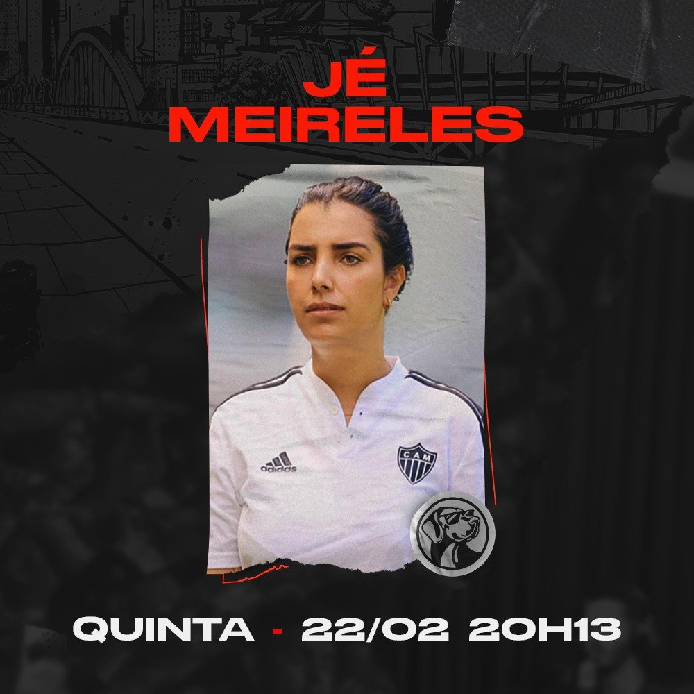 canalcamisadoze's tweet photo. HOJE TEM CACHORRADA PODCAST! 🎙🐔
E receberemos a incrível @jemeireles_ ! Atleticana raiz, é profissional de marketing, comunicação e branding. Pelo Galo, teve passagem importante durante a construção da Arena MRV.😍

JÉ MEIRELES - CACHORRADA PODCAST #116
https://t.co/XRHp7EqS0k https://t.co/xE7m83MW6U