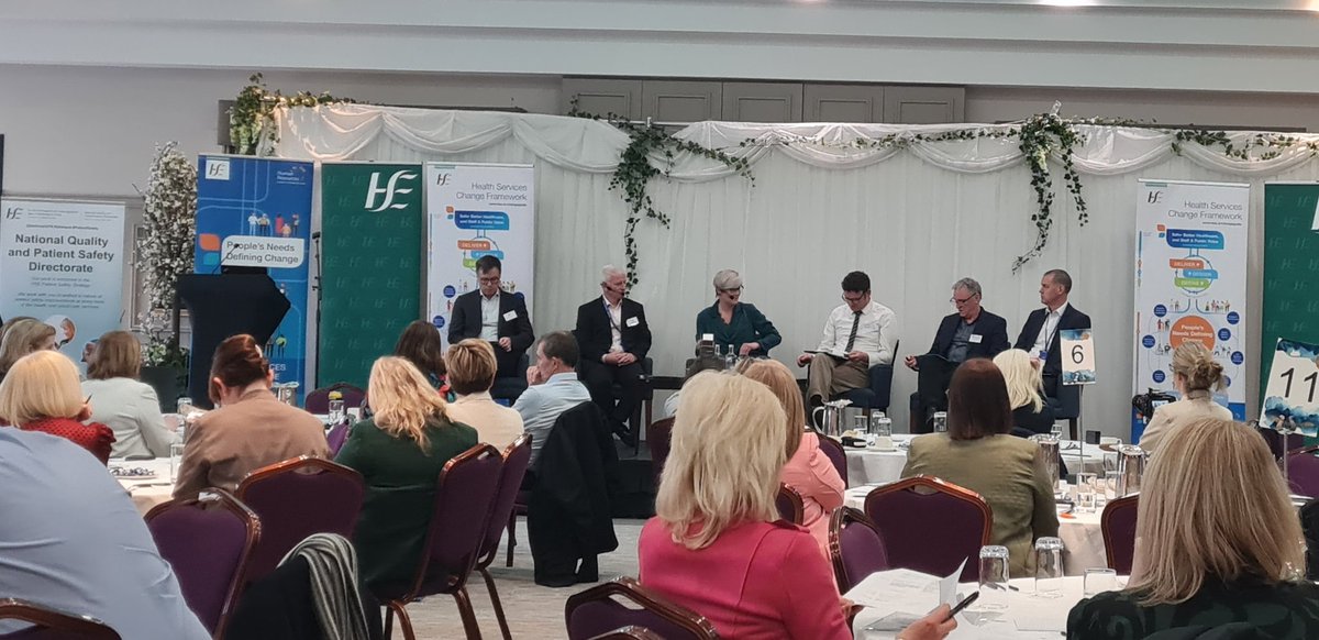 'Our decisions for the future are based on what we would want for our families & communities' Leaders discussion w/ Liam Woods @HSELive, Tony Canavan @saoltagroup, Dermot Monaghan @HSECommHealth1, John Fitzmaurice @CHO2west & Muiris O'Connor @roinnslainte, led by @HeslinCaitriona