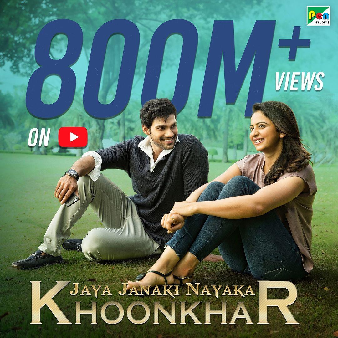 CinemaParking's tweet photo. WORLD RECORD 🔥
#JayaJanakiNayaka  HINDI DUBBED GOT 800M+ VIEWS ON YOUTUBE

THIS IS NOT A EASY THING https://t.co/NiTTbFyzNo
