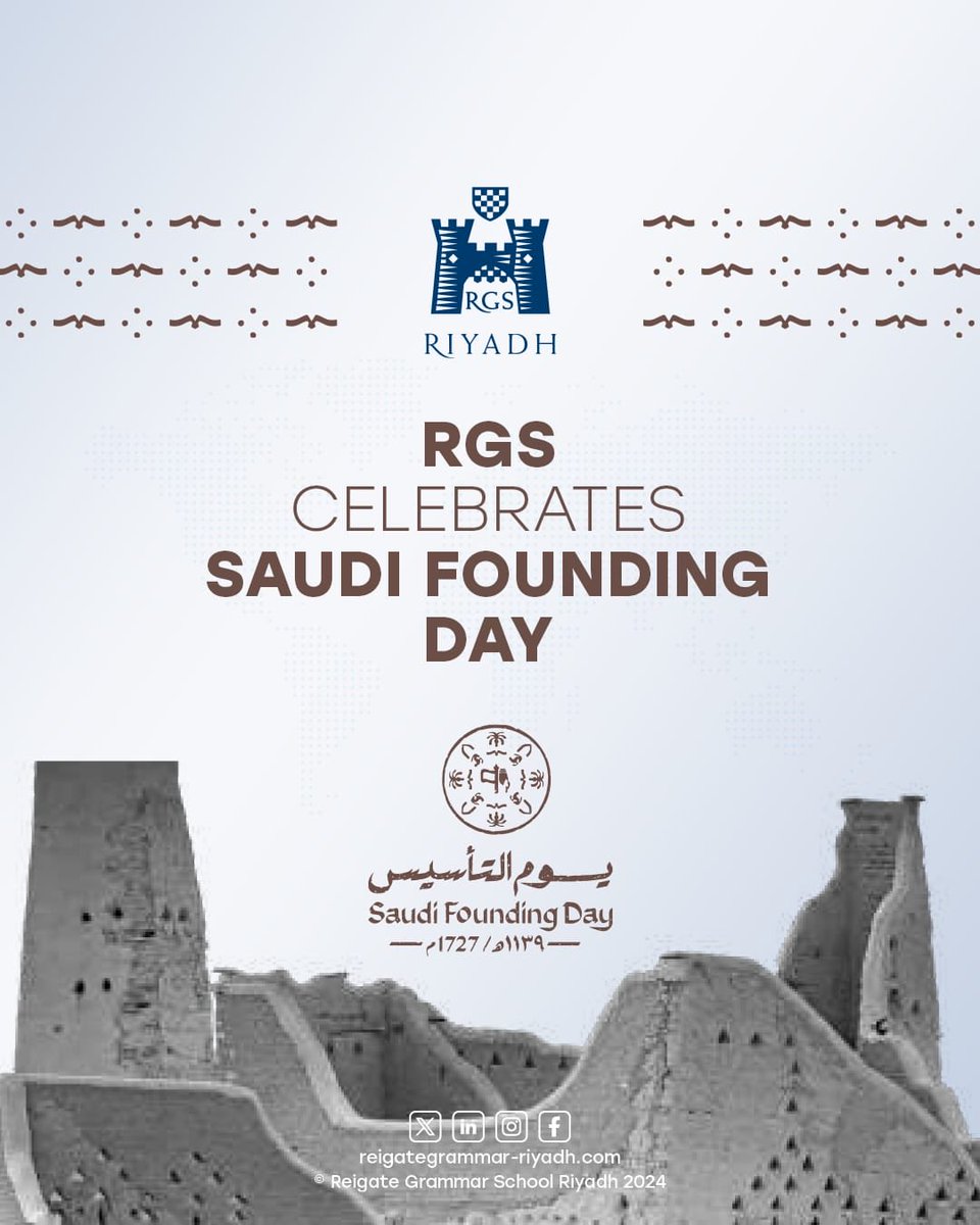 Celebrating the rich heritage and unity of Saudi Arabia on this special Saudi Day – a nation thriving with culture, tradition, and progress. 🇸🇦 #SaudiNationalDay #ProudToBeSaudi #RGS