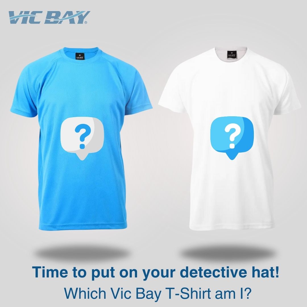 VicBayApparel's tweet photo. Can you guess which Vic Bay T-Shirt this is? 🧐 Swipe left to reveal the answer! Clue: It's a staple in both our Men's and Women's ranges. 

Visit https://t.co/W0FdkIK9G0 to shop this Vic Bay favourite!

#VicBayGuessWho #MysteryProduct" https://t.co/PdAalRfzCQ