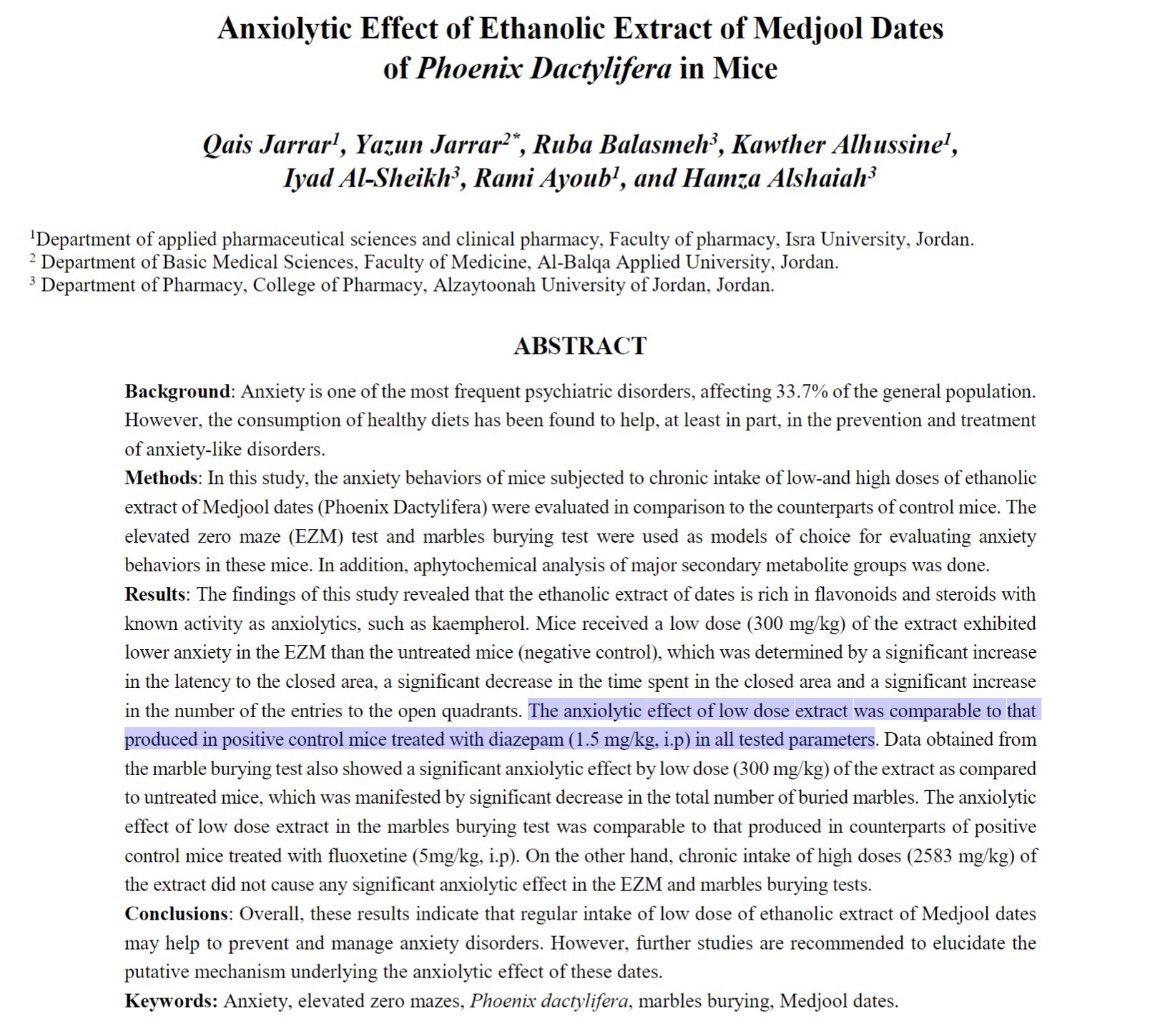 celestialbe1ng's tweet image. Got my SSRIs at the market this morning. 

Medjool dates (date extract) were found to be as effective as Prozac or Valium in treating anxiety in mice, according to the study.

Dates with butter = nectar &amp;amp; ambrosia.

How do you date?
