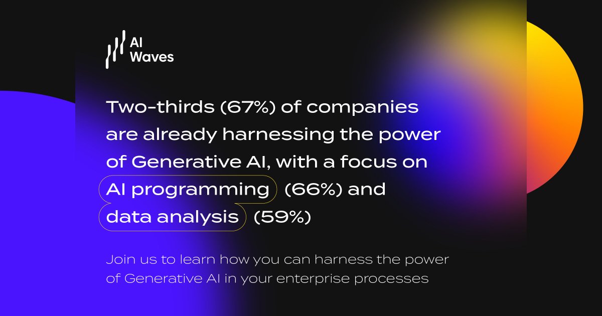 miquido's tweet image. Dive into innovation with our FREE webinar, AI Waves #8. Learn to cut costs, streamline processes, and transform data into insights. 📅 Feb 29, 4 PM UK.

👉 hubs.la/Q02lW9420 

#genai #ai #aiwaves #webinar
