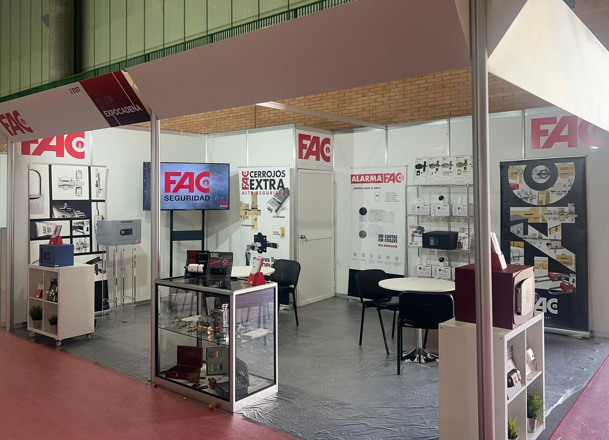 fac_seguridad's tweet photo. “La Fuerza de la Ferretería se Vive en ExpoCadena24”
Estamos en Sevilla en el pabellón FIBES
PABELLÓN 2 – STAND 2E 107
Días 23 y 24 de febrero, viernes de 9:30 a 19:30 y sábado de 9:30 a 14:00 horas
#feria #sevilla #ferreteria #seguridad #fabricantes #expocadena #expocadena24 https://t.co/bDJfTKXVI2
