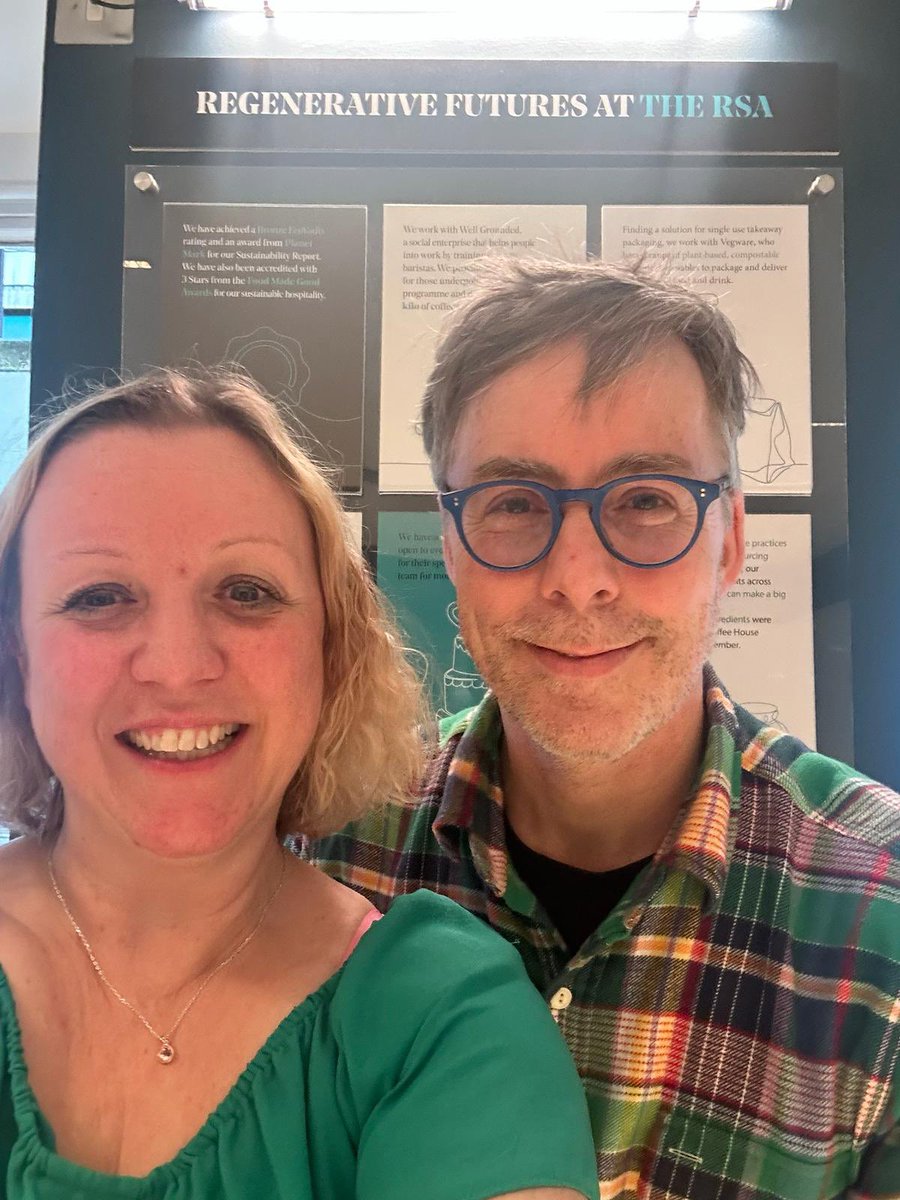 Choir conductor & Co-Founder Becky had a great time chatting with dear choir friend, Grammy award winning artist, Felix Buxton from @TheBasementJaxx at the RSA. Had brilliant conversations about the Citizens album that is in the work and exciting collaborations! Watch the space