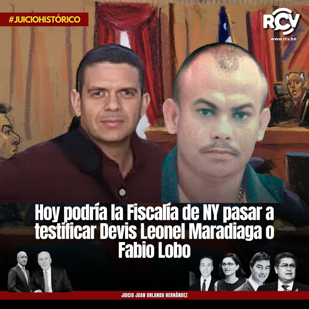 RCVHonduras's tweet photo. #RCVNoticias | #JuicioHistorico
El tercer testigo que podría pasar la Fiscalía en el juicio de #JOH sería Devis Leonel Maradiaga o Fabio Lobo, detalló la investigadora social y colaboradora de #RCV, Carolina Meléndez.
Más información en https://t.co/uKfKOfJmVP 📲 https://t.co/17PkaLEZ2H