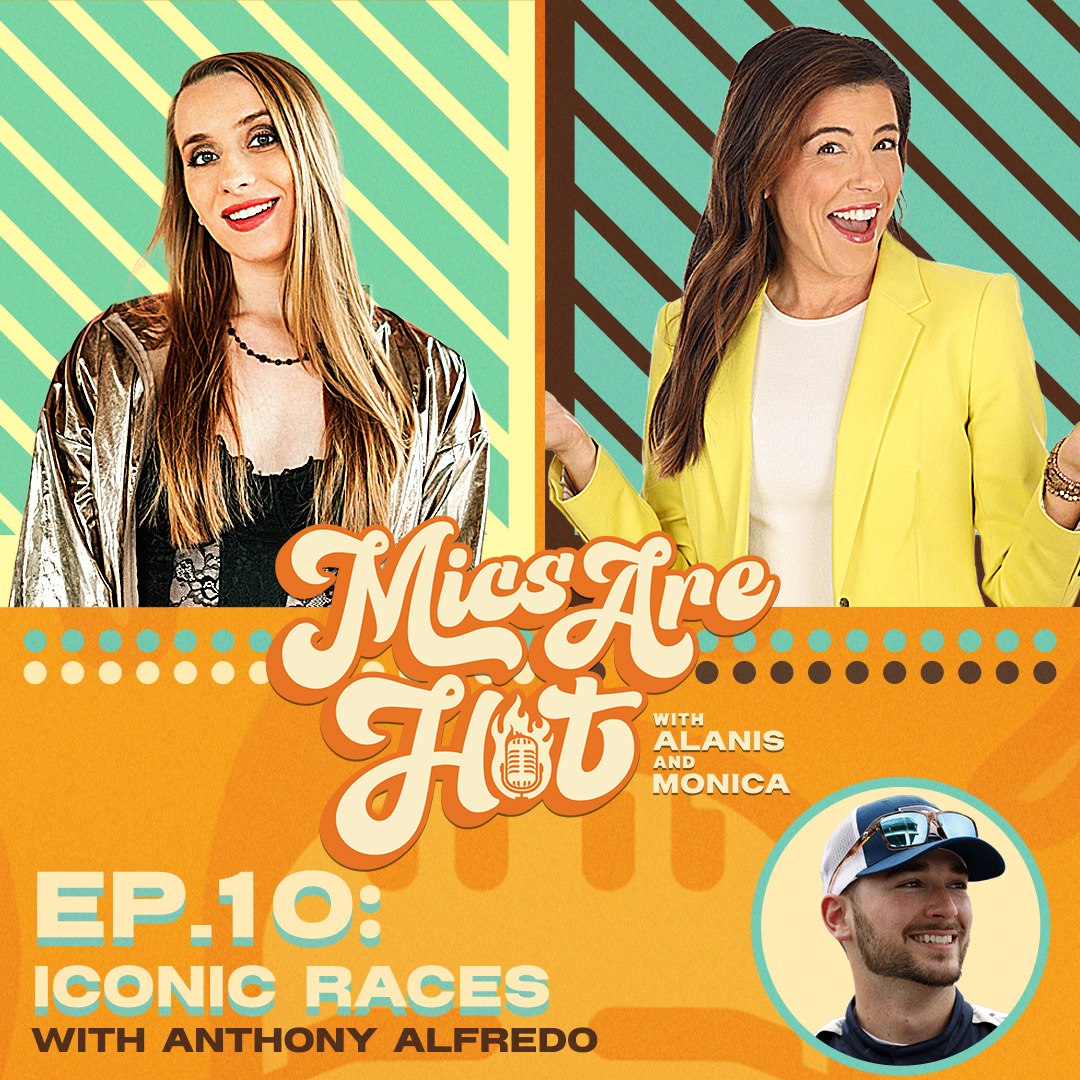 NEW #MicsAreHot out NOW featuring @anthonyalfredo! 🎙️🔥 🏁 Making the #Daytona500 😮 800 Miles in One Day?! ⚡ Rapid Fire Questions 👥 @alanisnking x @MonicaPalumbo WATCH/LISTEN 🎧 YT: hubs.ly/Q02lT_h50 Apple: hubs.ly/Q02lV09j0 Spotify: hubs.ly/Q02lT-c_0