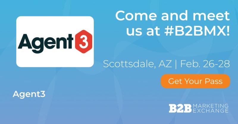 Counting down to the B2BMX Event in Scottsdale, AZ! 🚀 
Still need a ticket? We've got your back with a 25% discount! Just enter code 25AGENT3 at checkout. Don't miss out - see you there! #B2BMX #ABM #Marketing