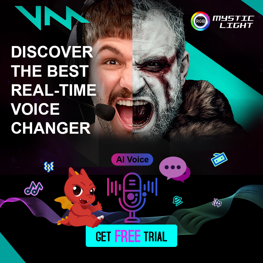 Get a FREE trial now to discover the best real-time voice changer with MSI Mystic Light! You'll never know how fun it is until you try it. <a href="/voicemod/">Voicemod</a>

Learn more: l8r.it/aKwX

#MSIxVoicemod