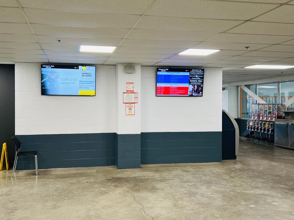 Have you visited the Tony Graham Recreation Complex (formerly KRC) lately? Lots of updates happening, including new TV screens to check your dressing room assignment, and a beautiful new trophy case in the main concourse. Check it out ⬇️👀