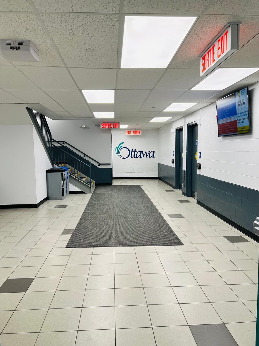 KMHANews's tweet photo. Have you visited the Tony Graham Recreation Complex (formerly KRC) lately? Lots of updates happening, including new TV screens to check your dressing room assignment, and a beautiful new trophy case in the main concourse. Check it out ⬇️👀 https://t.co/Q7XukJZkFT