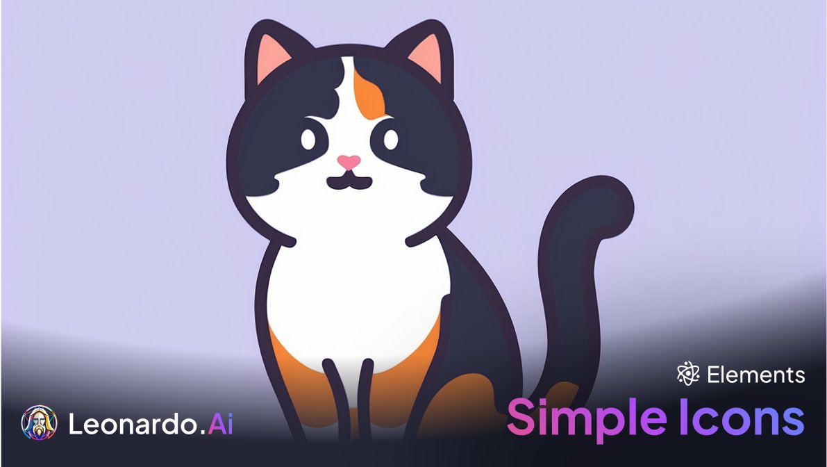 LeonardoAi's tweet photo. ☀️ 12 Days of #Elements, Day 4!
Introducing Simple Icons! 🟣
Brighten up your creations with clean, impactful icons. Best results with Vision XL. Simple Icons are ready to go!
Time to make your art sparkle! 👉 https://t.co/dG9s2bDFk6 🖼️ ✨ https://t.co/JvTxdrTtNi