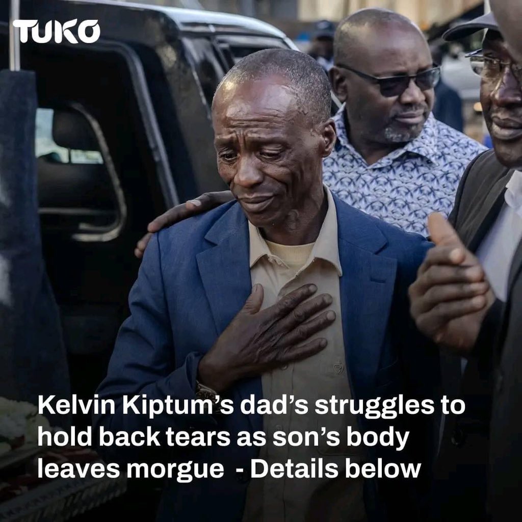 May God comfort this man.
No parent should bury their child. 
Comfort Comfort 🙏🙏🙏
 #kelvinkiptum