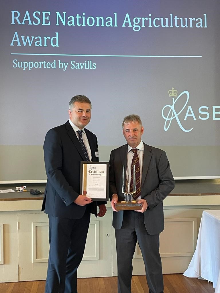 RoyalAgSociety's tweet photo. #RASEawards revisited 🎉🌟

As we countdown towards the opening of nominations for the 2024 RASE Awards, we’re revisiting the achievements of last year’s winners.

In 2023, Dr. Alastair Leake was awarded the RASE National Agricultural Award, in recognition of how the @AllertonProject has developed under his leadership.

#RASEawards