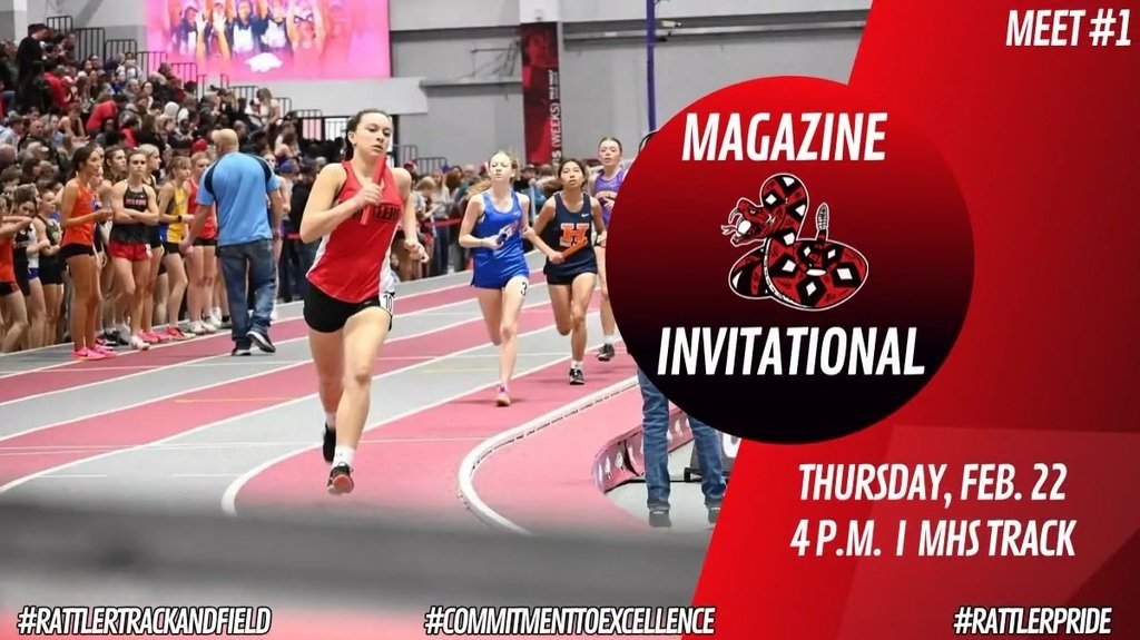 Rattler Family, our track and field competitors begin the outdoor season today (Thursday, Feb. 22) at 4 p.m. in their own Magazine Invitational at the MHS track. #RattlerPride #RattlerFamily #RattlerTrack #CommitmentToExcellence