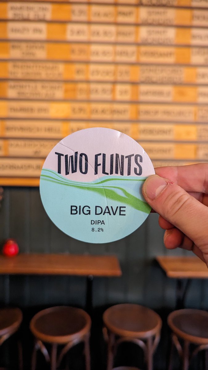 BIG DAVE IS IN THE BUILDING... The latest addition to the 'BIG' series by Two Flints. Big Dave is placed with nectaron, Riwaka and Citra. Get it while you can...