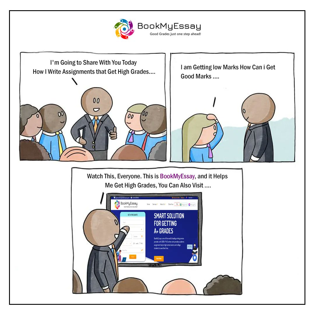 Book_My_Essay's tweet image. Just found the secret to getting good grades with BookMyEssay! Let me show you how to ace those assignments and impress your professors.

Follow For More:- BookMyEssay.com

#BookMyEssaySuccess #AceYourAssignments

#ImpressWithGrades #StudentSuccessTips

#AssignmentMastery