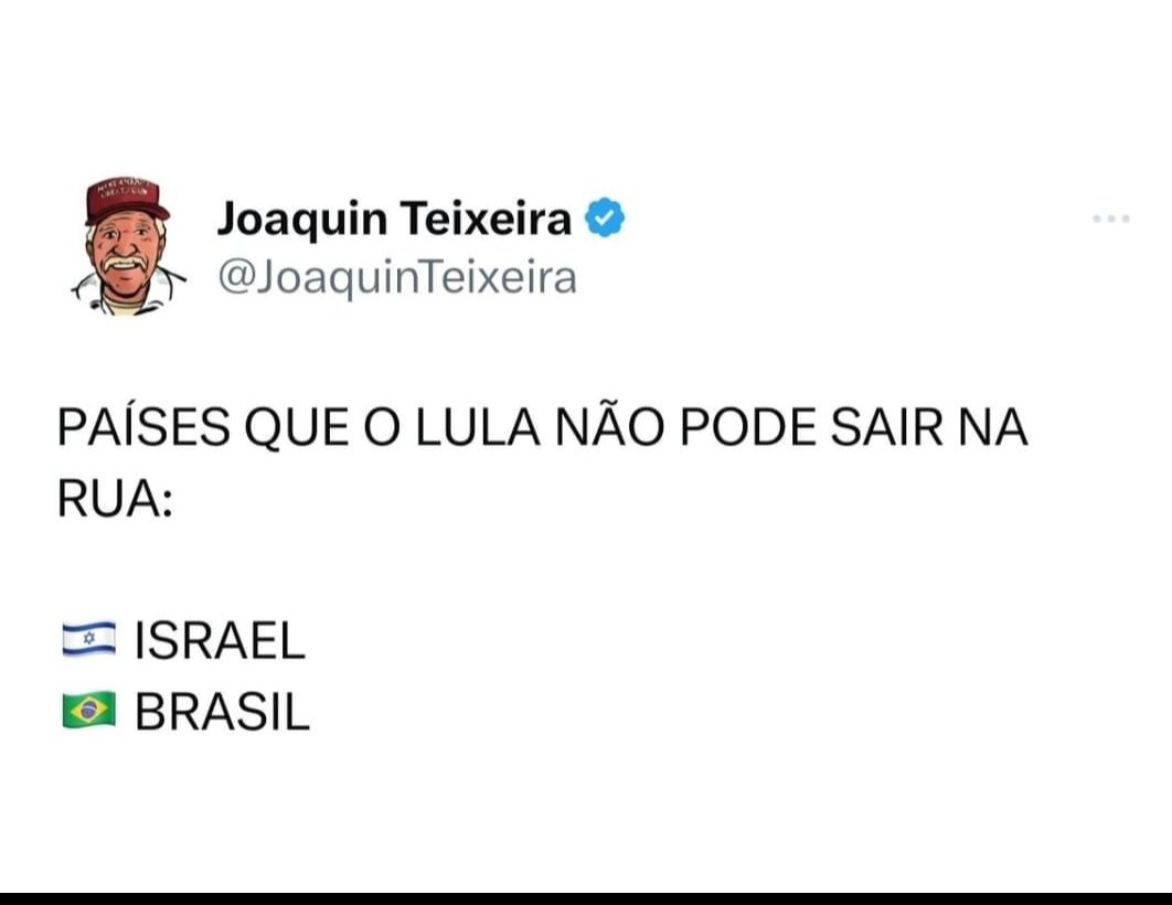 WolfTercio's tweet photo. @LulaOficial @g20org 🤣🤣🤣🤣🤣🤣🤣 https://t.co/nBk5lpBMQC