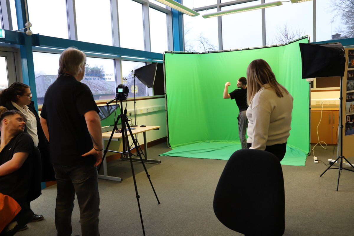 DerwenCollege's tweet image. We've been planning ahead for @WorldDSDay on 21 March. Some of our students who have Down's Syndrome are flying the flag for this year's campaign #EndTheStereotypes. Here's a sneak peek behind the scenes. @DSAInfo @NDSS @DSiupdate
#SEND #Derwen #APlaceOfPossibility