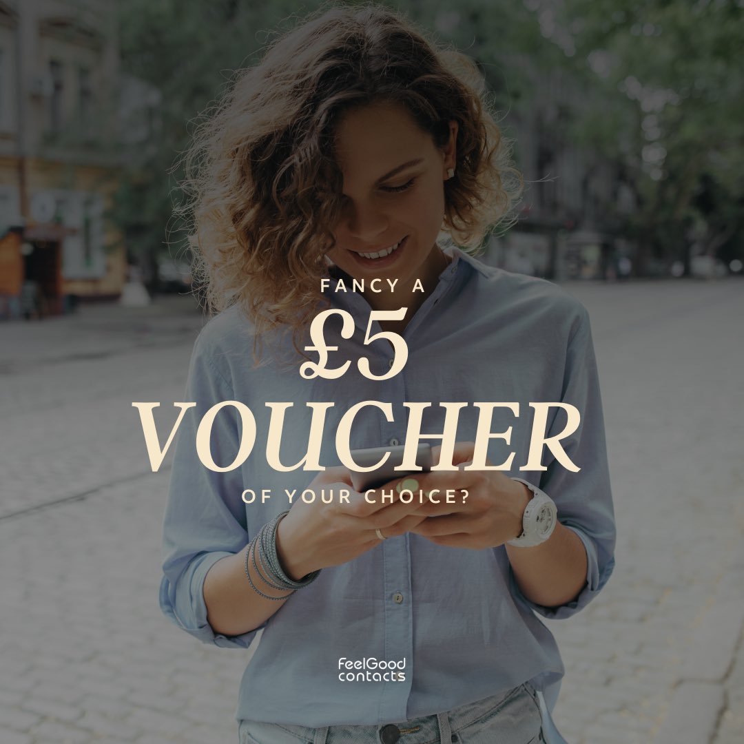 FeelGoodContact's tweet image. Whether it’s a quick trip to your favourite supermarket, free coffee or an Amazon delivery, we’ve got you covered with a £5 voucher of your choice when you #ReferAFriend and give them 11% off. 

It’s a win-win 👊😎

#FeelGoodContacts #FeelGoodCollection #ReferAFriend #FreeCoffee