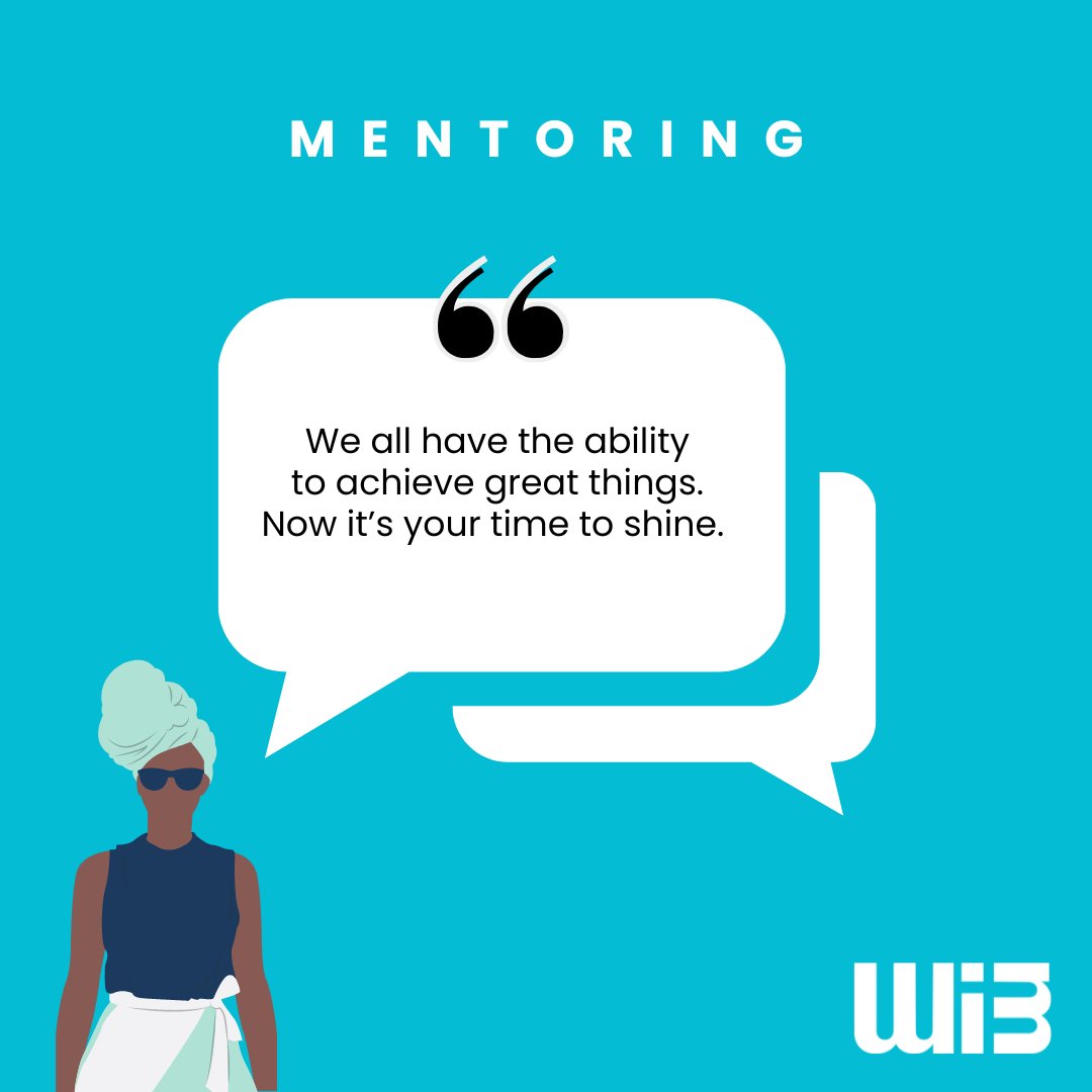 We all have the ability to achieve great things, join the #womeninbim Mentor Scheme and uncover your greatness. This could be your time to shine! 🌟 womeninbim.org/mentor-scheme/
