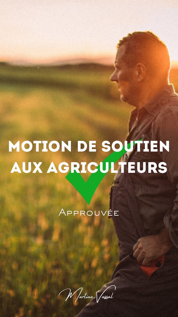 Face à la crise agricole, nous avons approuvé en Conseil métropolitain une motion de soutien aux agriculteurs. 
 
Le <a href="/departement13/">Département des Bouches-du-Rhône</a> et la <a href="/AMPMetropole/">Métropole Aix-Marseille-Provence</a> sont sur plusieurs fronts pour les accompagner.

Total soutien aux gardiens de nos territoires ! 💪🏼