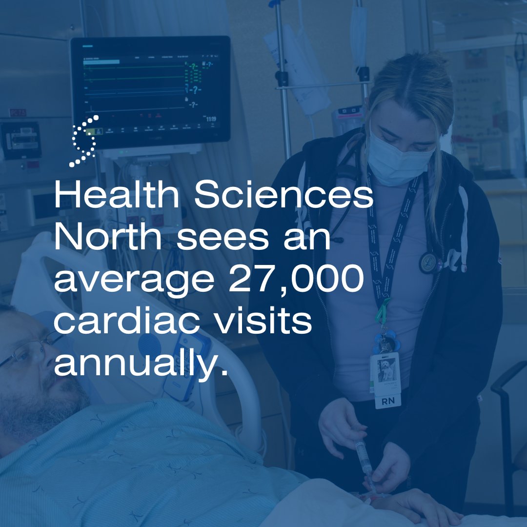 Health Sciences North sees an average 27,000 cardiac visits annually. Patients across all areas of HSN, including pediatric and oncology, rely on specialized care as they navigate their health care journeys. Donate to cardiac care at HSN: ow.ly/nNXP50Qy0Nm