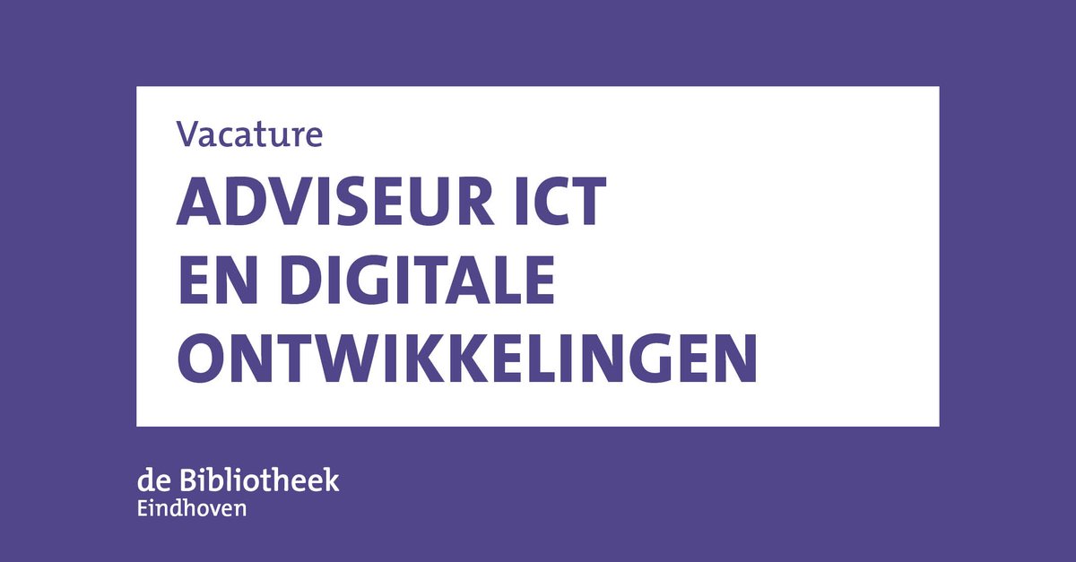 De Bibliotheek Eindhoven tweet media