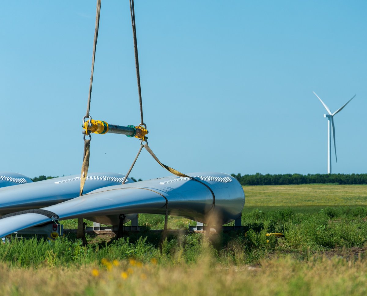 No big deal or anything, but we lift. Heavy. 

 #WindTurbine #RenewableEnergy #Construction