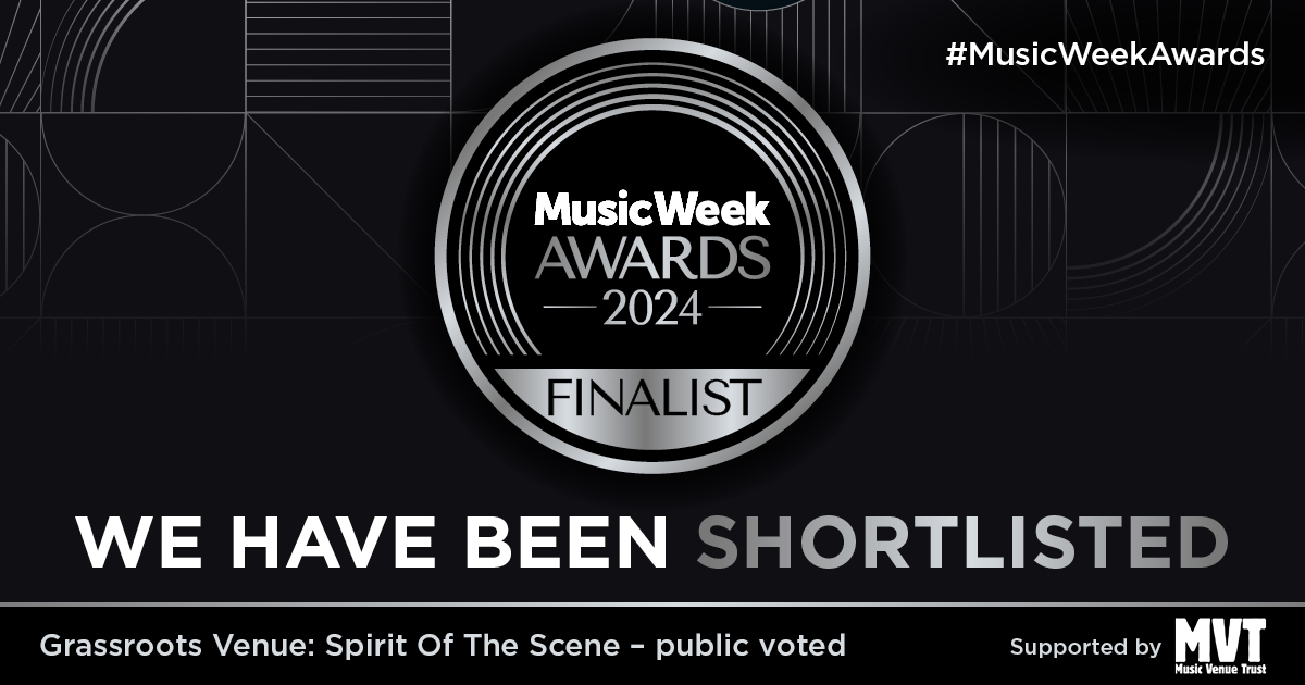 Cafe KOKO has been nominated for the Grassroots Venue: Spirit of the Scene award at this year's @MusicWeek Awards! The winner will be chosen by public vote. Show your support by casting a vote before 5pm on Thurs, 14th March here: events.cafe-koko.co.uk/VoteCafeKOKO