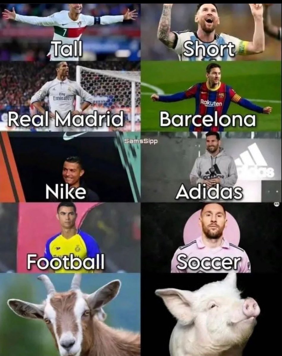 WuddhaCR7's tweet photo. Choose wisely 🐐 🐖 https://t.co/GKs0oBpPn7
