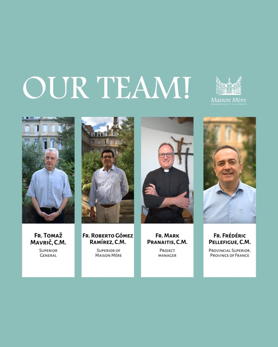 cmmaisonmere's tweet image. Honoring Our Incredible #MaisonMère Leadership Team! 

Thank you for being the driving force behind every project, for your dedication to the community, and for living the mission of #StVincentDePaul.

#CongregationOfTheMission #FamVin #Vincentians