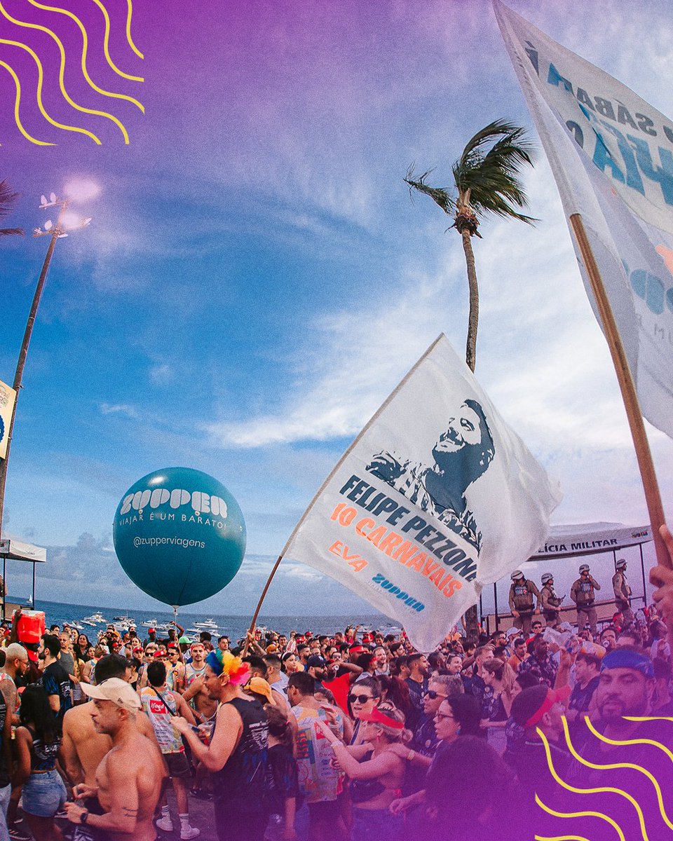 bandaeva's tweet photo. O destino deste carnaval da @ZupperViagens foi o #BlocoEva! ✈️ E você já sabe, se juntou o nosso bloco mais a Zupper, é a garantia de MUITO+FOLIA, diversão e momentos inesquecíveis.
Curtir esse bloco com vocês é igual viajar barato, é emoção na certa! Valeu Zupper, foi demais!💙 https://t.co/z7FTsWsds1
