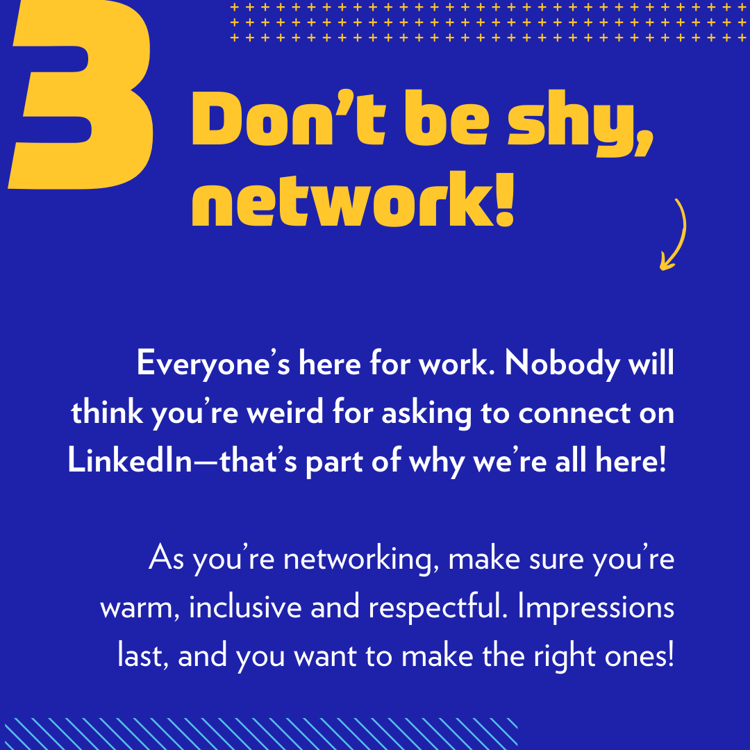 Coming out to conference for the first time? You're not alone. 🤝

There'll be thousands of first-timers in the building, and we want to make sure you come away with ALL the knowledge and connections—and feeling energized to boot.

So let's talk about it! Here's how to make the