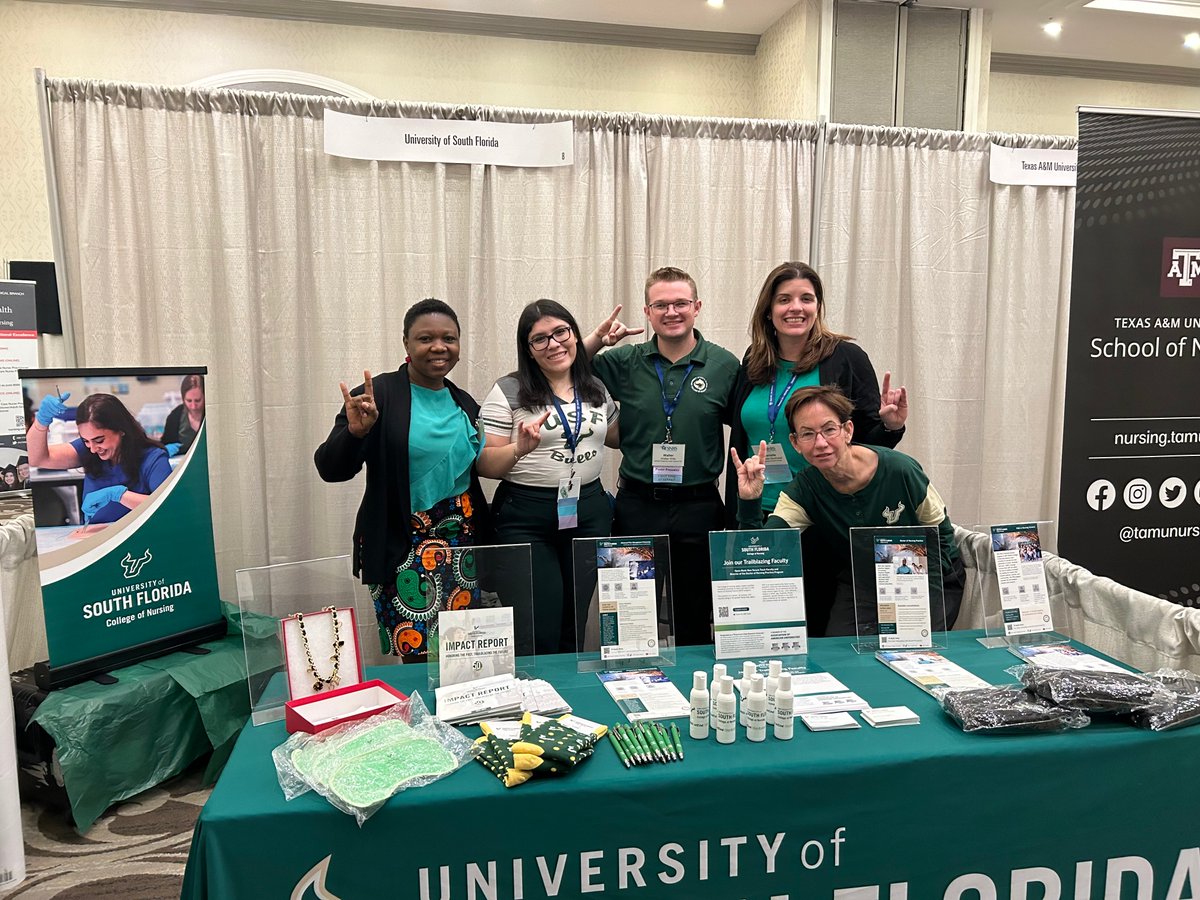 USFNurseDean's tweet photo. Our #nursingtrailblzers are at the 38th Annual Southern Nursing Research Society Conference this week!

Thanks to @ukamaka_oruche and @connievisovsky1 for representing @USFHealthNurse 💚🤘🏽

#SNRS #nursingresearch #nursingleadership #nursingexcellence #nursescientist #USFHealth https://t.co/NaxRzOh1N0