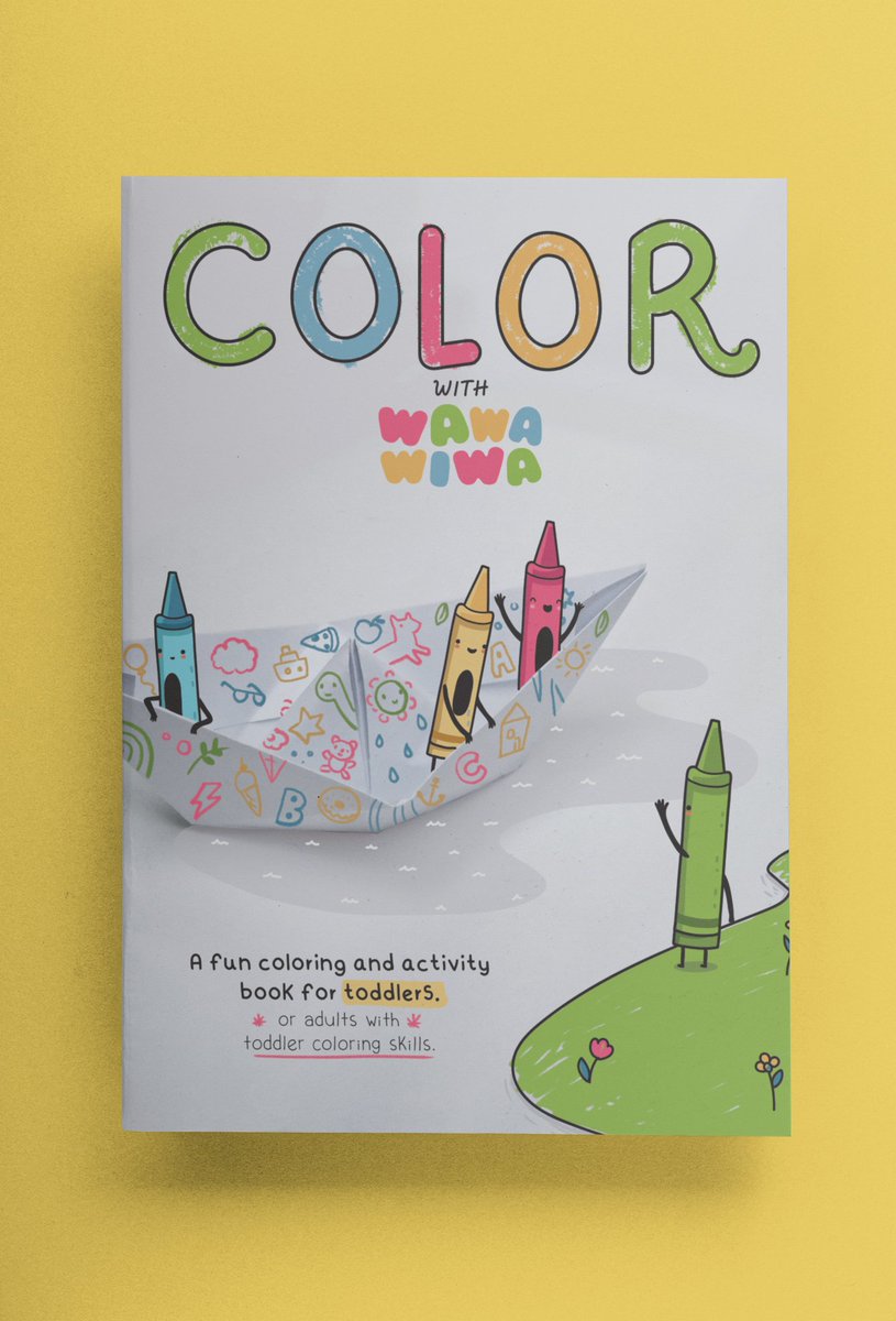 A Wawawiwa coloring and activity book for toddlers?! 🖍 Yes, please! 🤩 Big thanks to Viviana Navas and Angélica Perilla for their work on this project and for helping to make it happen. We are so excited to announce that you can get yours today! Visit wawawiwacomics.com 🔗