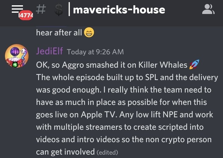 Aggroed001's tweet image. These are the first 4 reviews I&apos;ve seen regarding my appearance on behalf of @splinterlands for the @KillerWhalesTV TV show.  So far so good.  Glad to be a part of what you guys are doing @thehellolabs and thanks!