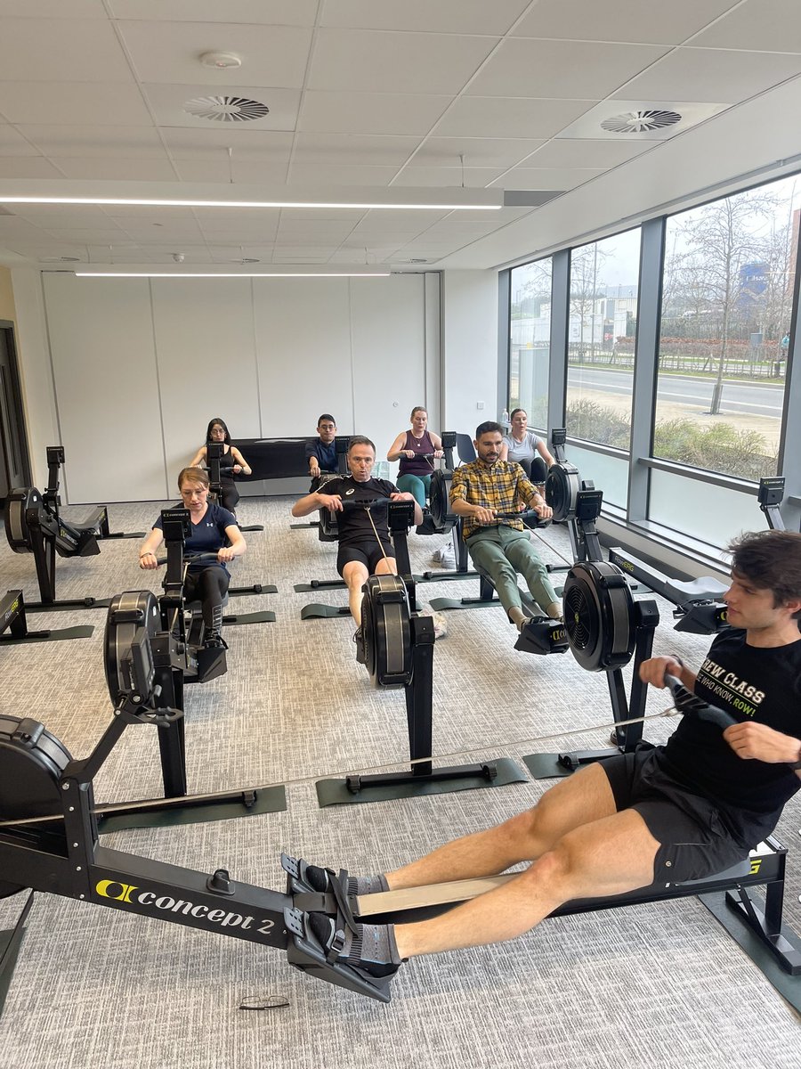 Great Day at the the campus cherrywood with no better reason to get back into the office then a Learn to Row Day <a href="/JLL/">JLL</a> #crewclassdublin #rowvolution #everymuscleeverystroke #getfitterfaster #indoorrowing #rowing #concept2 #rowingrelated #rowingworkout #learntorow