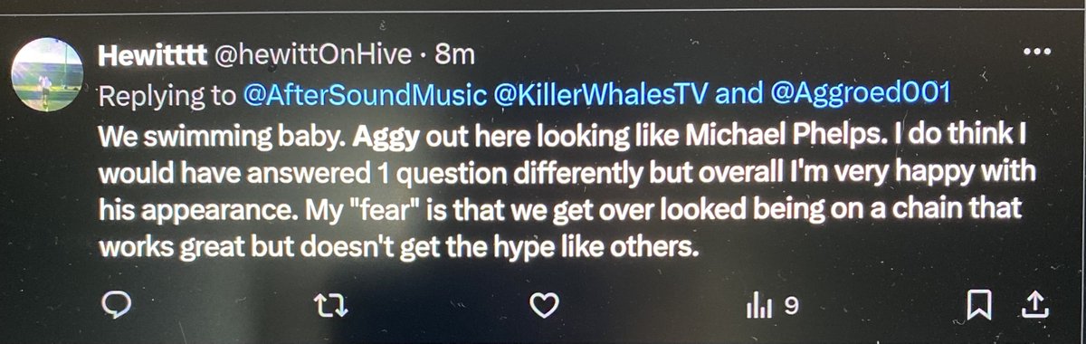 Aggroed001's tweet image. These are the first 4 reviews I&apos;ve seen regarding my appearance on behalf of @splinterlands for the @KillerWhalesTV TV show.  So far so good.  Glad to be a part of what you guys are doing @thehellolabs and thanks!