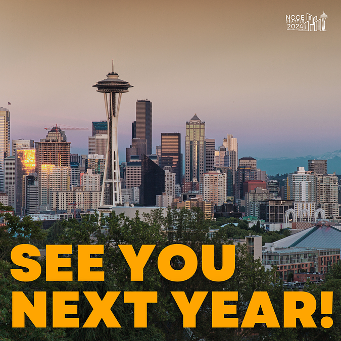 Don't be too sad! NCCE will be back next year for NCCE 2025! 🎉 While we bid farewell to this year's incredible event, rest assured that the future of education technology is brighter than ever! 🌟 1/3