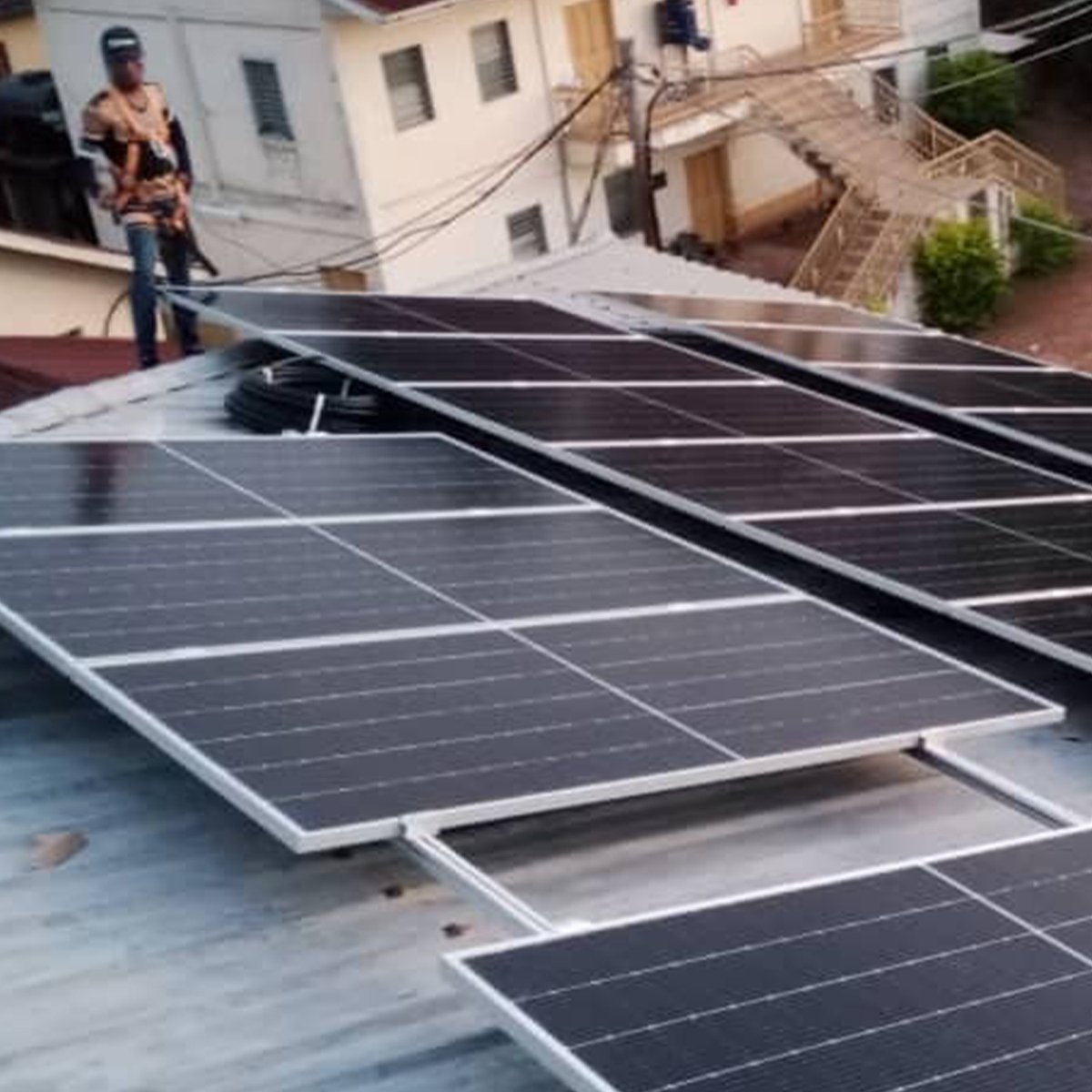 easysolar_sl's tweet photo. We're excited to announce that Easy Solar has powered the Holy Trinity Hospital in Makeni with clean energy! 

For this project, we installed a 30 kWh Grid Tie system.

Looking for a tailored power solution for your home or business?   Find out more here https://t.co/lJ366hGDhh https://t.co/VZ4mLIKho6