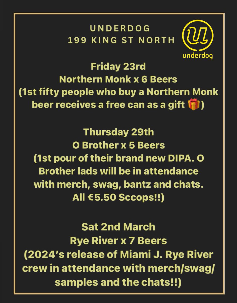 Friends!! Before I go tapping more beer and forget, stick this in your diary!! Loads of stuff happening over the next couple of weeks, starting tomorrow eve! 
More details and dates to follow… 
😘😘🍻🍻✌🏼✌🏼
