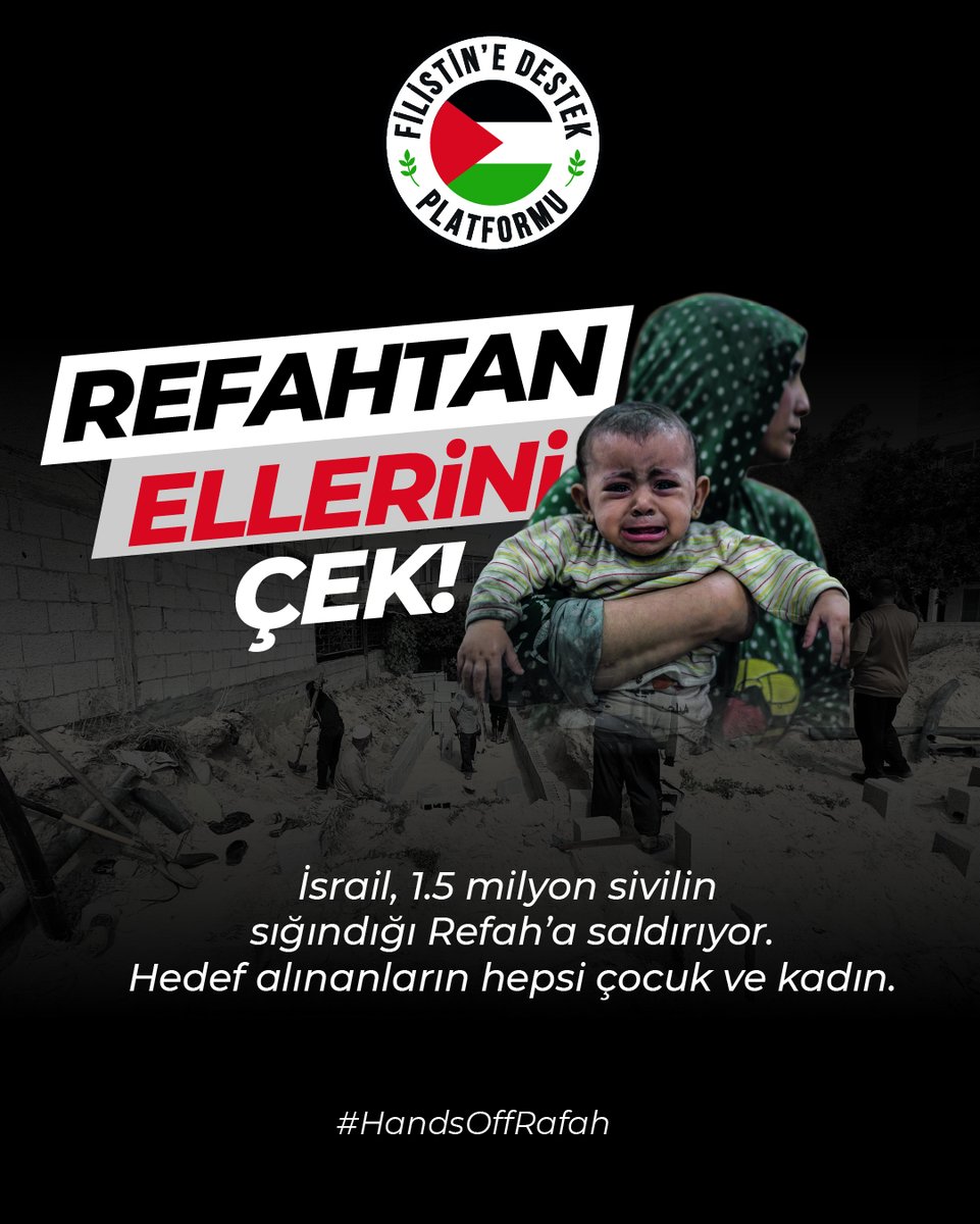 İsrail, 1.5 milyon sivilin sığındığı Refah’a saldırıyor

Hedef alınanların hepsi çocuk ve kadın

#HandsOffRafah 
#RefahtanElleriniÇek